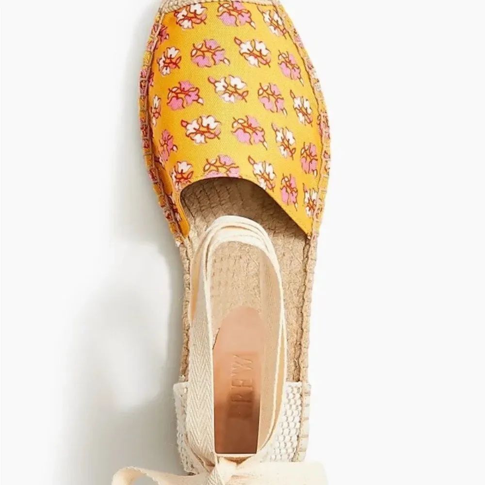 J. Crew Floral Espadrilles